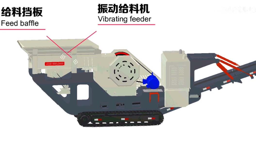 履帶式移動破碎站組成結(jié)構(gòu)
